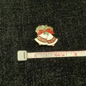 VTG AGC Gold Tone Holiday Bell Pin